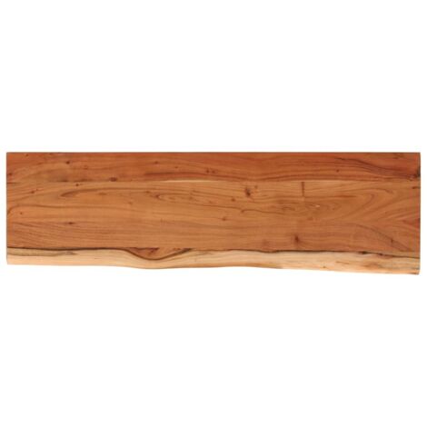 Tablero rectangular madera de acacia borde vivo 120x40x2,5 cm vidaXL
