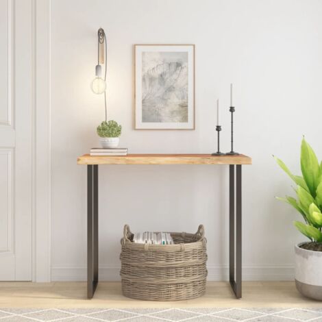 Tablero rectangular madera de acacia borde vivo 80x40x2,5 cm vidaXL