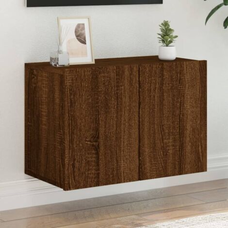 Mueble para TV de pared roble marrón 60x30x41 cm vidaXL