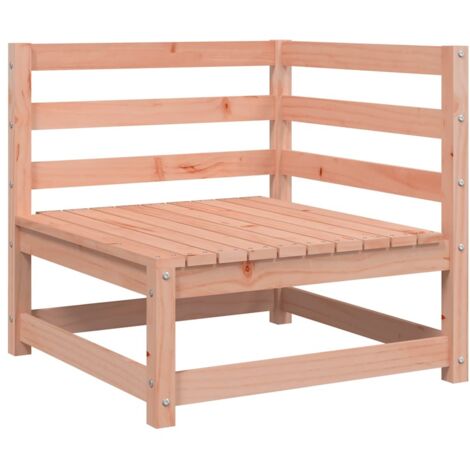 Sofá esquinero de jardín madera maciza abeto Douglas 70x70x67cm vidaXL