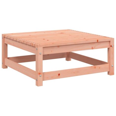 Taburete de jardín madera maciza de abeto Douglas 70x70x30 cm vidaXL