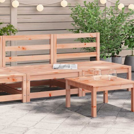 Sofás jardín sin reposabrazos 2 uds madera Douglas 70x70x67 cm vidaXL