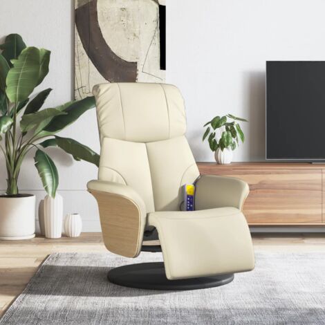 Sillón reclinable de masaje con reposapiés, sofá individual moderno  ajustable, silla tapizada para sala de estar, sillón cómodo, silla para  leer o