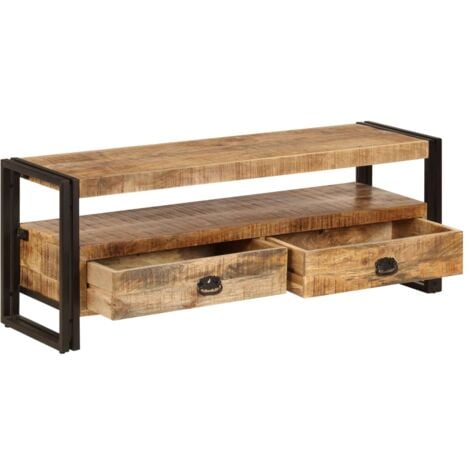 Mueble para TV madera maciza de mango 120x35x45 cm vidaXL