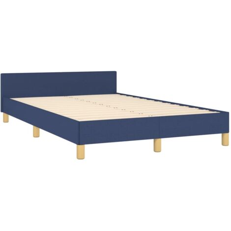 Estructura de cama sin colchón tela azul 120x190 cm vidaXL (1/5)