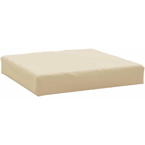 Cojín para sofá de palets tela Oxford beige 60x60x8 cm vidaXL