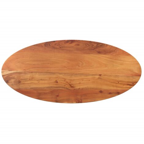 Tablero de mesa ovalado madera maciza de acacia 120x60x3,8 cm vidaXL (1/5)
