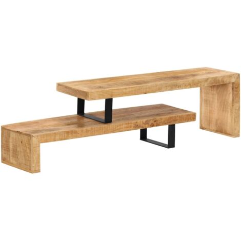 Mueble para TV madera maciza de mango vidaXL (1/5)