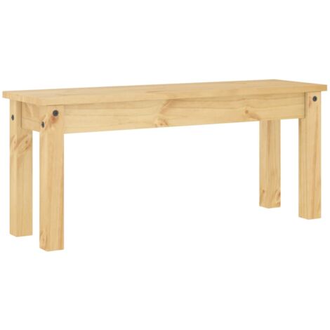 Banco de comedor Panama madera maciza de pino 105x30x45 cm vidaXL