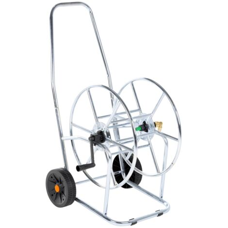 Carrito carrete para manguera de 80 m 3/4" acero vidaXL (1/5)