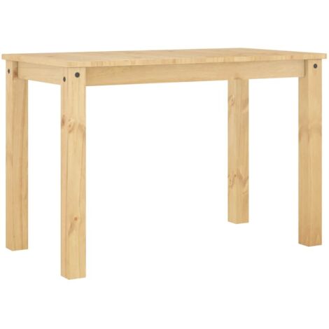Mesa de comedor Panama madera maciza de pino 112x60x75 cm vidaXL