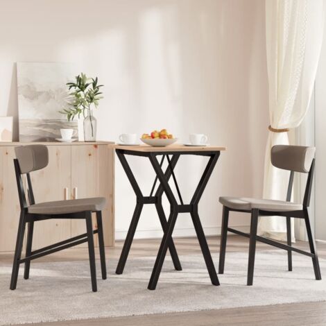Patas de mesa de comedor estructura Y acero 60x40x73 cm vidaXL (1/6)