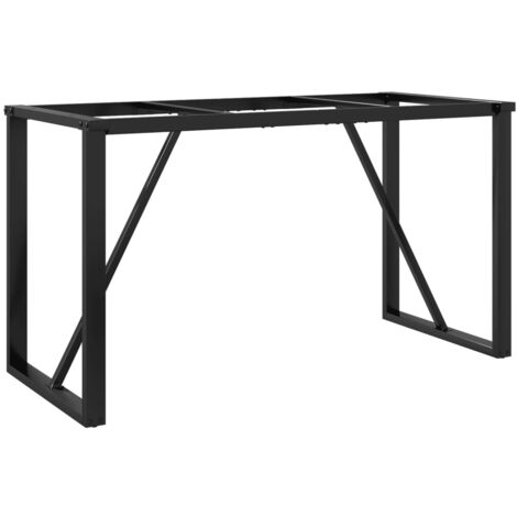 Patas de mesa de comedor estructura O acero 120x60x73 cm vidaXL