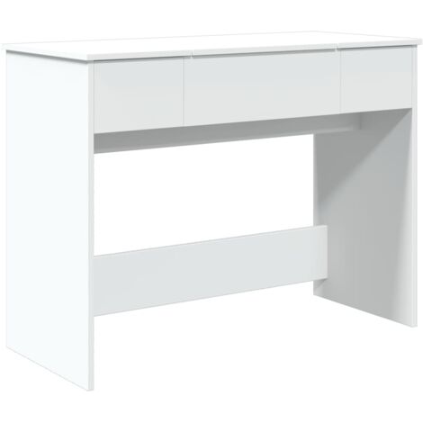 Tocador con espejo blanco 100x45x76 cm vidaXL