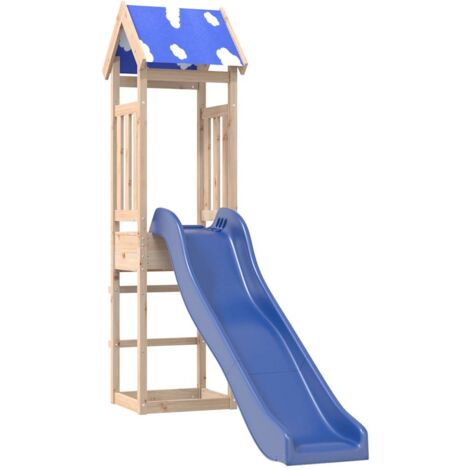 Parque infantil de exterior de madera maciza de pino vidaXL (1/5)