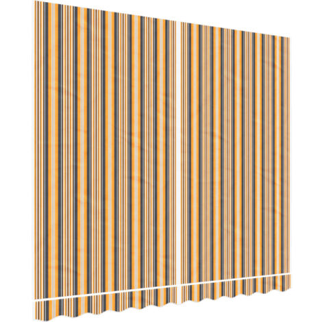 Tela de repuesto de toldo rayas de colores 3x2,5 m vidaXL
