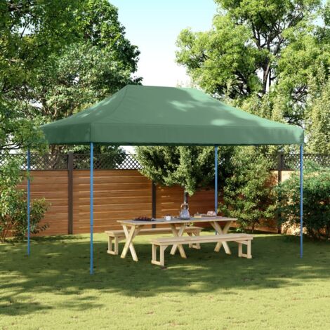 Tienda de fiesta plegable Pop-Up verde 440x292x315 cm vidaXL