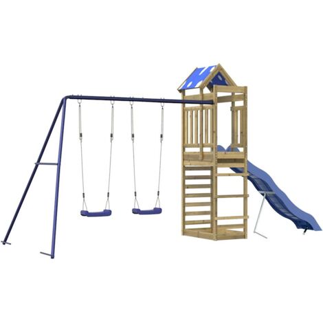 Parque infantil de exterior madera de pino impregnada vidaXL (1/5)