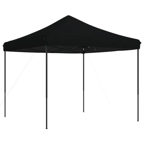 Tienda de fiesta plegable Pop-Up negra 292x292x315 cm vidaXL