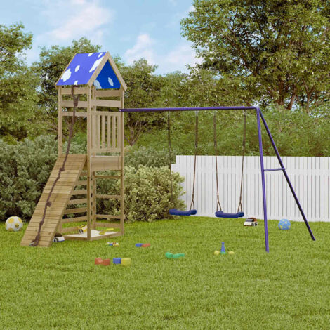 Parque infantil de exterior madera de pino impregnada vidaXL (1/5)