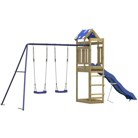 Parque infantil de exterior madera de pino impregnada vidaXL (1/5)