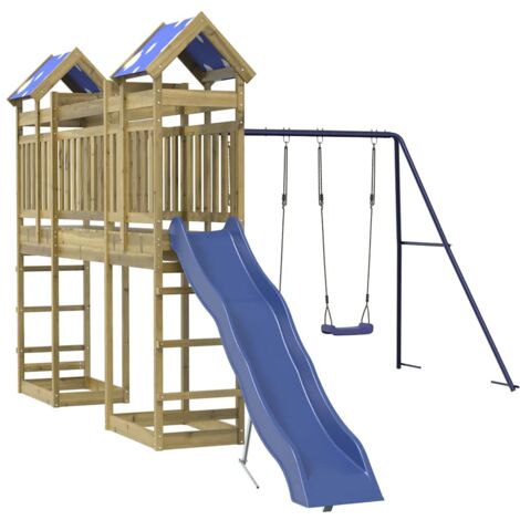 Parque infantil de exterior madera de pino impregnada vidaXL (1/5)