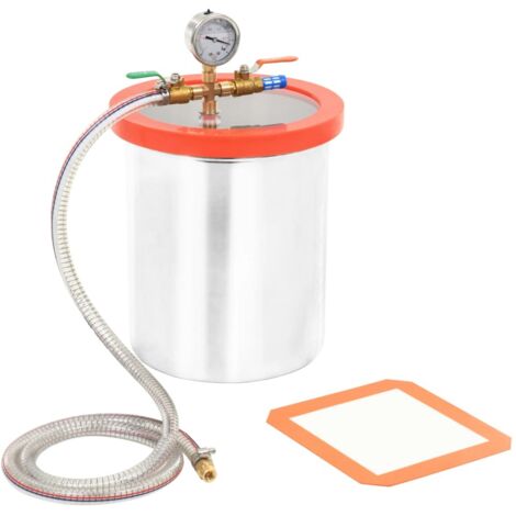 Cámara de vacío de acero inoxidable 11,42 L vidaXL