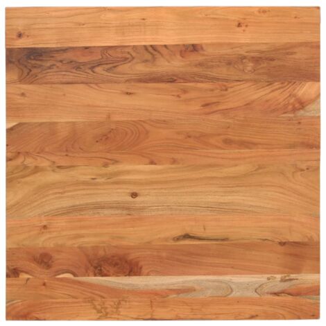 Tablero de mesa cuadrado madera maciza de acacia 70x70x2,5 cm vidaXL (1/5)