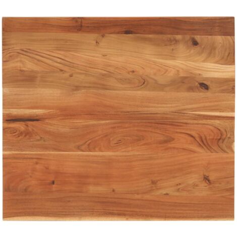 Tablero de mesa rectangular madera maciza acacia 90x80x2,5 cm vidaXL (1/5)