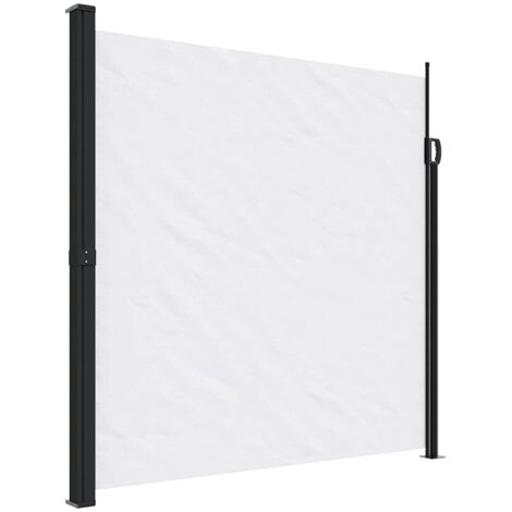 Toldo lateral retráctil blanco 200x500 cm vidaXL