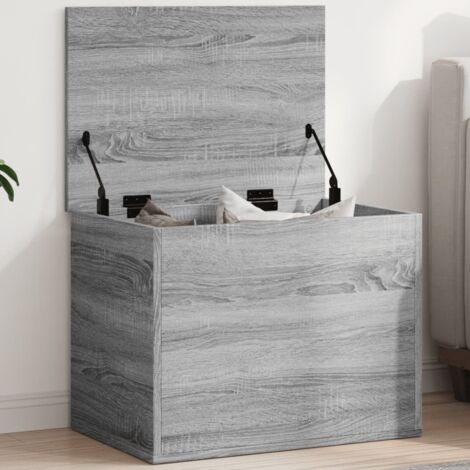 Caja de almacenaje madera de ingeniería gris Sonoma 60x42x46 cm vidaXL