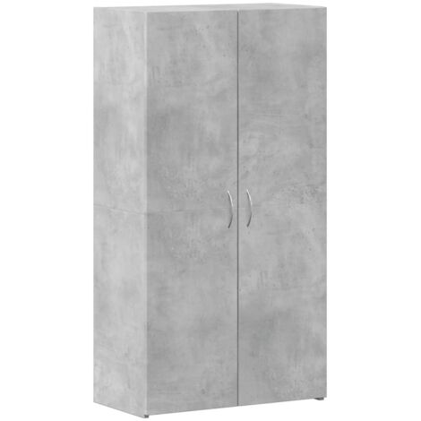 Armario archivador madera ingeniería gris hormigón 60x32x115 cm vidaXL (1/5)
