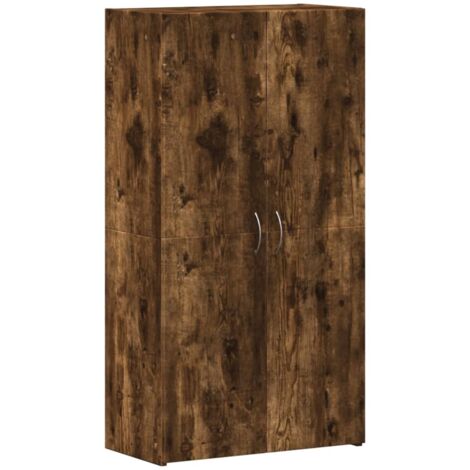 Armario archivador madera ingeniería roble ahumado 60x32x115 cm vidaXL (1/5)