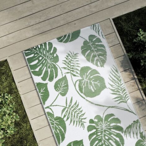 Alfombra de exterior PP ARAKIL verde 80x150 cm vidaXL
