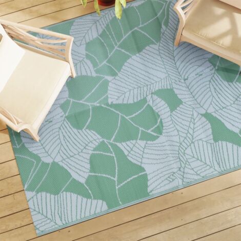 Alfombra exterior ARAKIL PP verde 160x230 cm vidaXL
