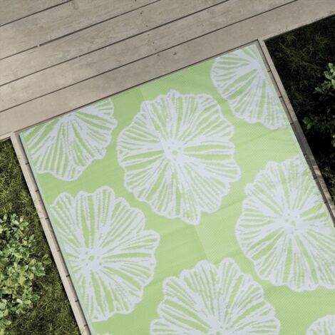 Alfombra de exterior ARAKIL verde 120x180 cm PP vidaXL
