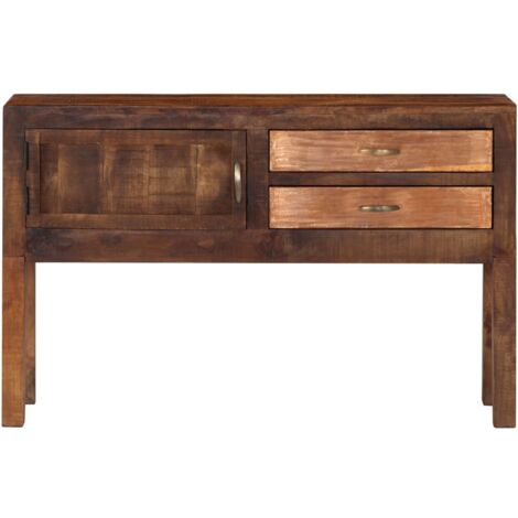 Aparador de madera maciza de mango 118x30x75 cm vidaXL