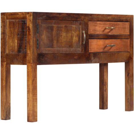Aparador de madera maciza de mango 118x30x75 cm vidaXL