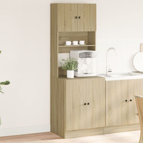 Mueble de cocina madera de ingeniería roble Sonoma 60x50x180 cm vidaXL