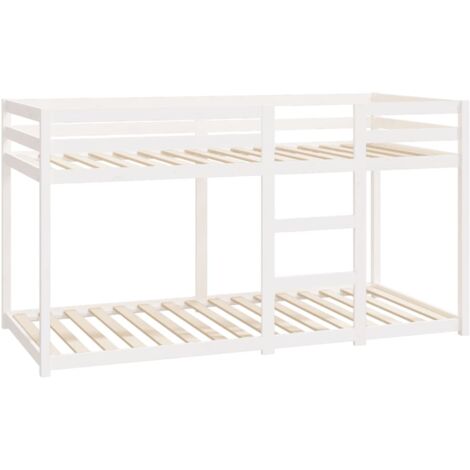 Litera de madera maciza de pino 90x200 cm vidaXL