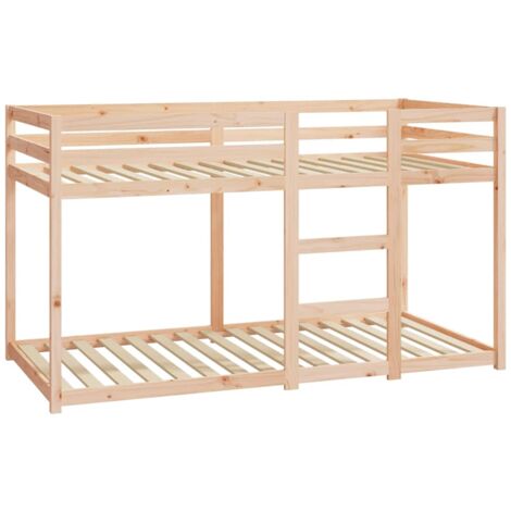 Cama litera sin colchón madera maciza de pino 90x190 cm vidaXL