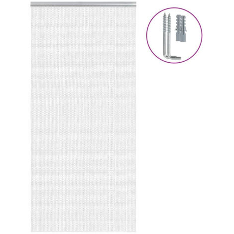 Mosquitera de cadena para puerta aluminio 100x226 cm vidaXL (1/5)