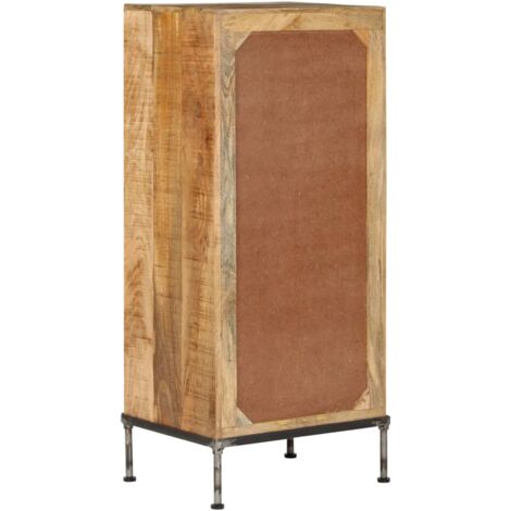 Cómoda de madera maciza de mango 45x35x106 cm vidaXL