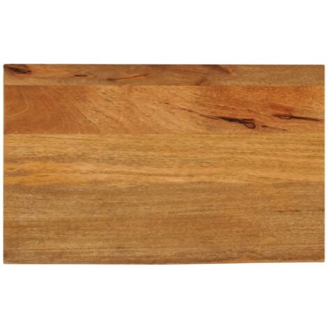 Tablero de mesa borde natural madera maciza mango 60x40x3,8 cm vidaXL