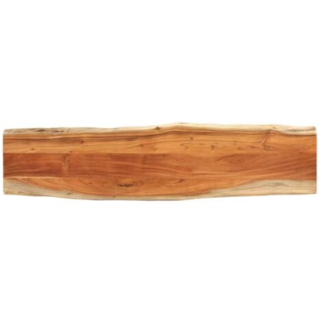 Tablero rectangular madera de acacia borde vivo 180x40x3,8 cm vidaXL