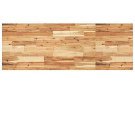 Tablero de mesa rectangular madera maciza acacia 140x50x2 cm vidaXL