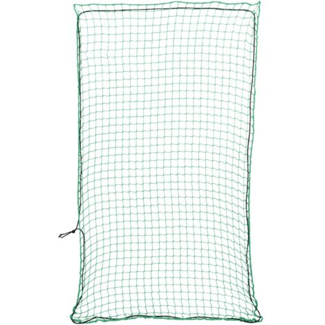 Red de remolque con cuerda elástica PP verde 4x2,5 m vidaXL