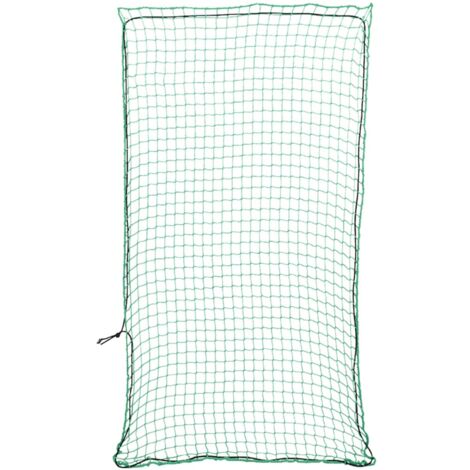 Red de remolque con cuerda elástica PP verde 4x2 m vidaXL