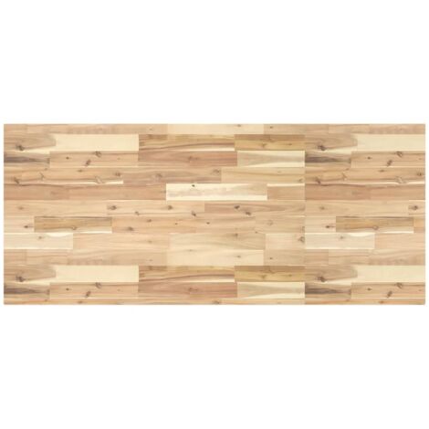 Encimera tocador baño madera acacia sin tratar 120x60x4 cm vidaXL