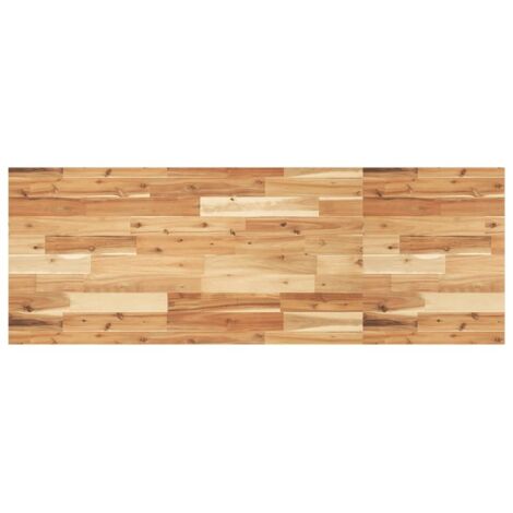 Encimera tocador baño madera acacia acabado aceite 120x50x2 cm vidaXL (1/5)